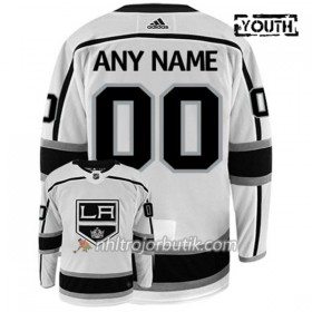 Barn Ishockey Los Angeles Kings Tröja med eget tryck  Adidas Vit Authentic